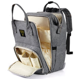 SUNVENO Open-Wide Diaper Backpack