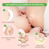 Haakaa Silicone Nipple Shields with Protective Case (18mm)