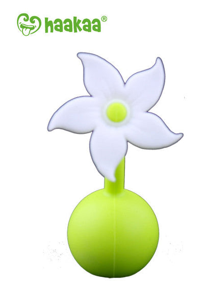 Haakaa Silicone Breast Pump with Flower Stopper (100ml)