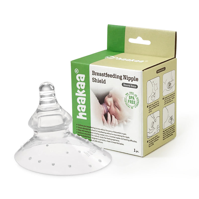Haakaa Silicone Breastfeeding Nipple Shield 23mm – Hands-Free Nipple Protection for Breastfeeding