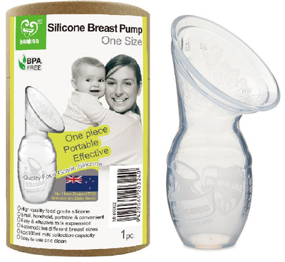 Haakaa Silicone Breast Pump – Manual One-Piece Milk Collector (4oz)