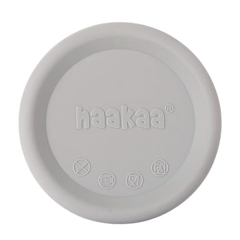Haakaa Silicone Breast Pump Lid - Grey
