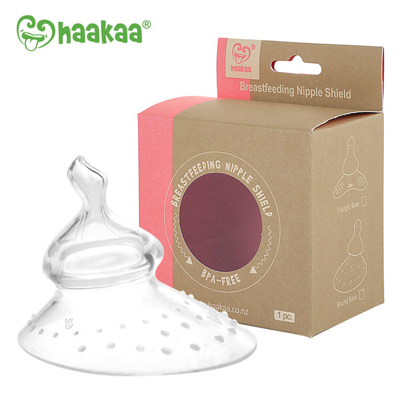 Haakaa Orthodontic Silicone Breastfeeding Nipple Shield with Protective Case