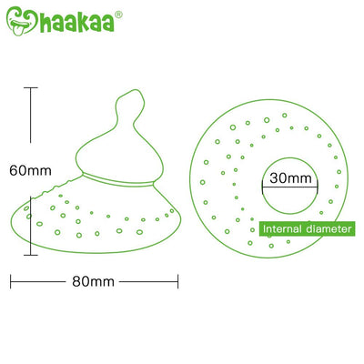 Haakaa Orthodontic Silicone Breastfeeding Nipple Shield with Protective Case