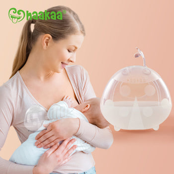 Haakaa Ladybug Silicone Breast Milk Collector 75ml – Wearable Leak Catcher