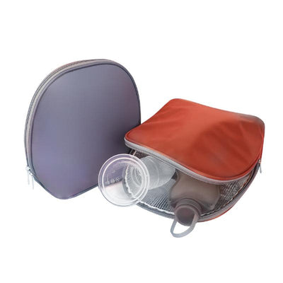 Haakaa Breastfeeding Essentials Set – Gen 2 Pump, Ladybug Collector & Storage Bags (Bluestone)