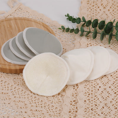 Haakaa All-Day Reusable Nursing Pads Set – Ultra Absorbent Bamboo Breast Pads (8 Pack)