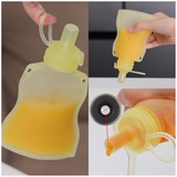 Haakaa Silicone Yummy Pouch – Reusable Baby Food Squeeze Pouch 4.5oz / 130ml