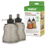 Haakaa Silicone Yummy Pouch – Reusable Baby Food Squeeze Pouch 4.5oz / 130ml