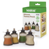 Haakaa Silicone Yummy Pouch – Reusable Baby Food Squeeze Pouch 4.5oz / 130ml