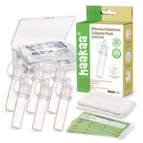 Haakaa Silicone Colostrum Collector Set – Reusable 4ml (6 Pack)