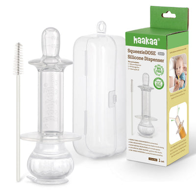 Haakaa Squeeze-N-Ease Silicone Baby Medicine & Liquid Dispenser