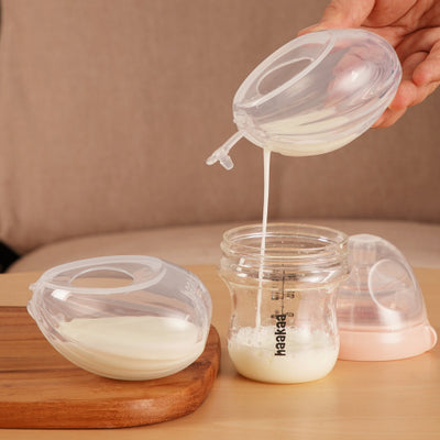 Haakaa Shell Wearable Silicone Breast Pump & Milk Collector – Hands-Free 100% Medical Grade Silicone