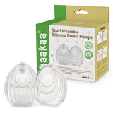 Haakaa Shell Wearable Silicone Breast Pump & Milk Collector – Hands-Free 100% Medical Grade Silicone