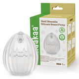 Haakaa Shell Wearable Silicone Breast Pump & Milk Collector – Hands-Free 100% Medical Grade Silicone