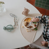 Mushie Dinnerware Fork and Spoon Set – Non-Toxic Baby Utensils