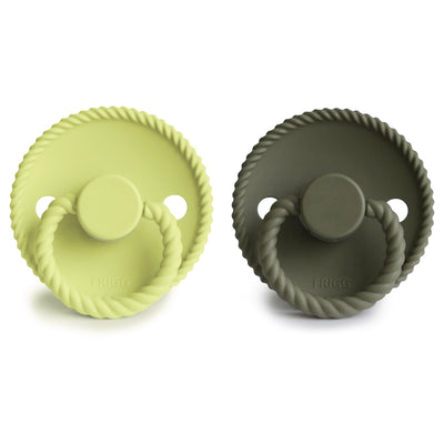 FRIGG Rope Silicone Pacifier – SilkySoft™ Medical Grade Silicone