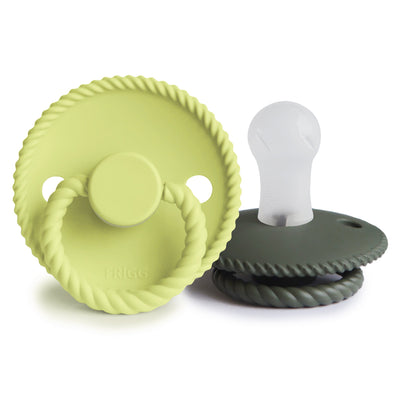 FRIGG Rope Silicone Pacifier – SilkySoft™ Medical Grade Silicone