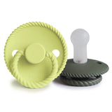 FRIGG Rope Silicone Pacifier – SilkySoft™ Medical Grade Silicone
