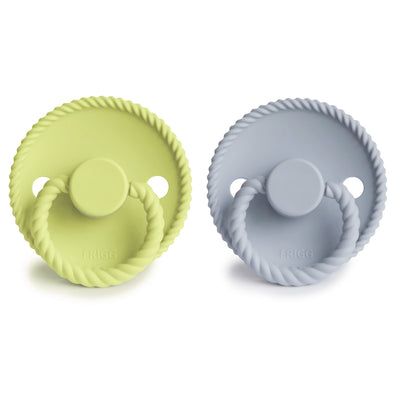 FRIGG Rope Silicone Pacifier – SilkySoft™ Medical Grade Silicone