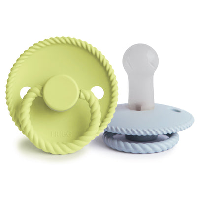 FRIGG Rope Silicone Pacifier – SilkySoft™ Medical Grade Silicone
