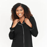 The Black CloudLuxe Classic Pajama Set