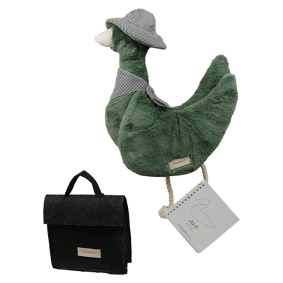 OEKO-TEX Certified Plush Sensory Doll with Detachable Accessories – Minimalist Educational Toy