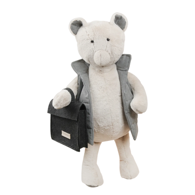 OEKO-TEX Certified Plush Sensory Doll with Detachable Accessories – Minimalist Educational Toy