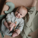 Mushie Moon Lovey Blanket – Organic Cotton Baby Comfort Blanket