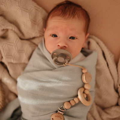 FRIGG Rope Silicone Pacifier – SilkySoft™ Medical Grade Silicone