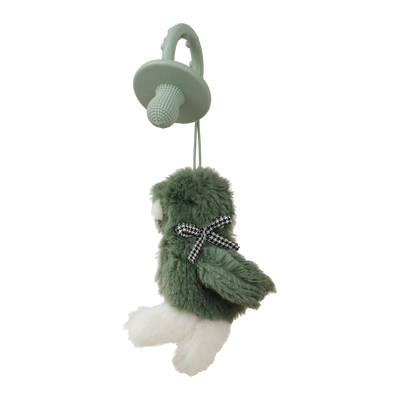 Plush Baby Comfort Toy with Silicone Teether & White Noise – 3+ Months