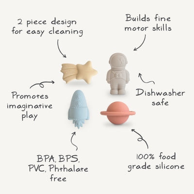 Silicone Mold-Free Bath Play Set