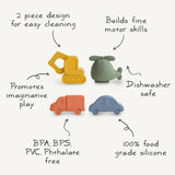 Silicone Mold-Free Bath Play Set