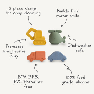 Silicone Mold-Free Bath Play Set