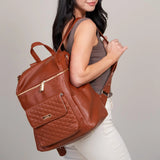 Luli Bebe Signature Diaper Bag – Caramel