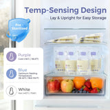 Momfann 58-Piece Breastfeeding Essentials Kit – Hot & Cold Packs, Colostrum Collectors & Milk Bags