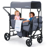 Momfann Lightweight Double Stroller Wagon for Kids – 220 lb Capacity
