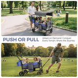 Momfann 4-Seater All-Terrain Stroller Wagon – Foldable Wagon for Multiple Kids
