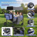 Momfann 4-Seater All-Terrain Stroller Wagon – Foldable Wagon for Multiple Kids