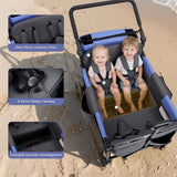 Momfann 4-Seater All-Terrain Stroller Wagon – Foldable Wagon for Multiple Kids