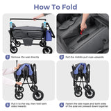 Momfann 4-Seater All-Terrain Stroller Wagon – Foldable Wagon for Multiple Kids