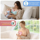 Momfann 58-Piece Breastfeeding Essentials Kit – Hot & Cold Packs, Colostrum Collectors & Milk Bags