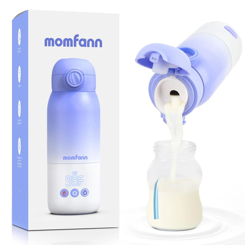 Momfann Portable Bottle Warmer for Travel – Breast Milk & Water Modes