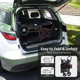 Momfann 2-Seater All-Terrain Stroller Wagon for Kids