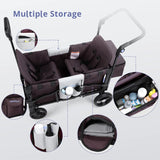 Momfann 2-Seater All-Terrain Stroller Wagon for Kids