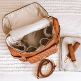 Luli Bebe Signature Diaper Bag – Caramel