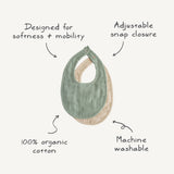 Organic Cotton Muslin Baby Bib