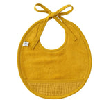 Bi-material birth bibs