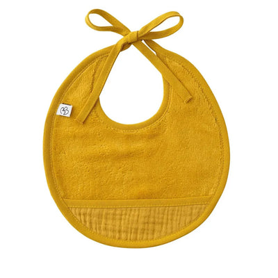 Bi-material birth bibs