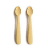 Mushie Silicone Feeding Spoons – Soft-Tip Baby Spoons